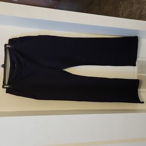 Ladies black elastic pants size xl